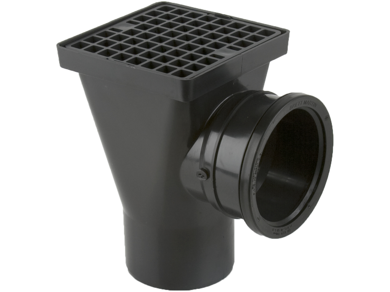 B1077 – Square Hopper (160mm with 110mm Inlet)