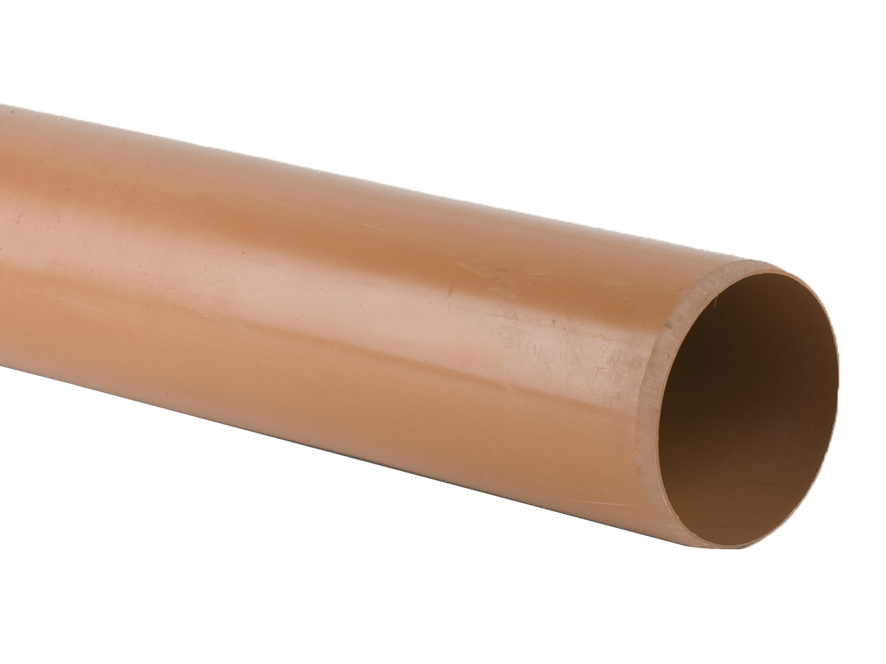 B4001 – 110mm x 3m Plain End Pipe