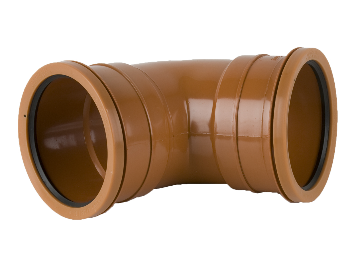 B4071 – 67.5° Double Socket Bend 110mm