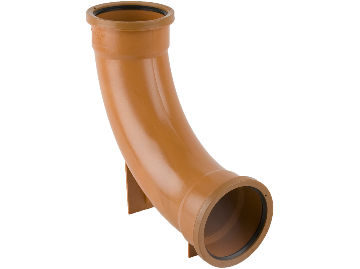 B4131 – 110mm x 87½° D/S Rest Bend (Long Radius)