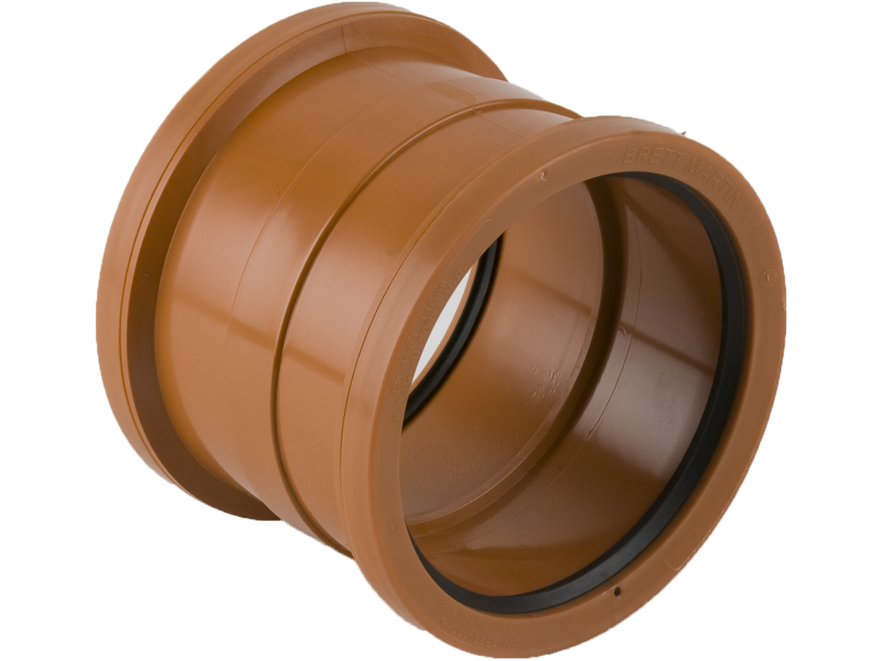 B5001 – 110mm Double Socket PVC (BS) Coupler