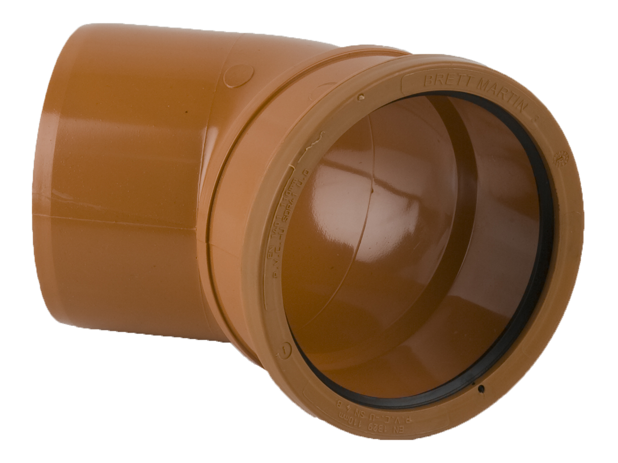 B5061 – 110mm x 45° Single Socket Bend