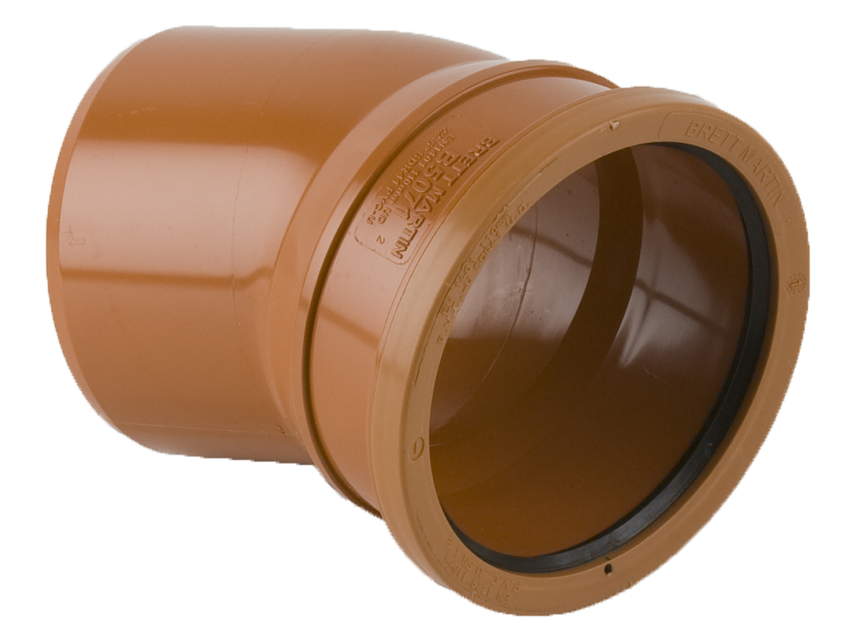 B5071 – 110mm x 22½° Single Socket Bend
