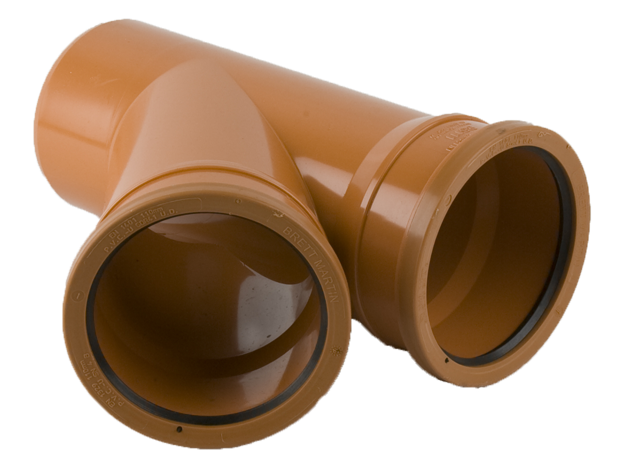 B5111 – 110mm x 45° Double Socket Branch