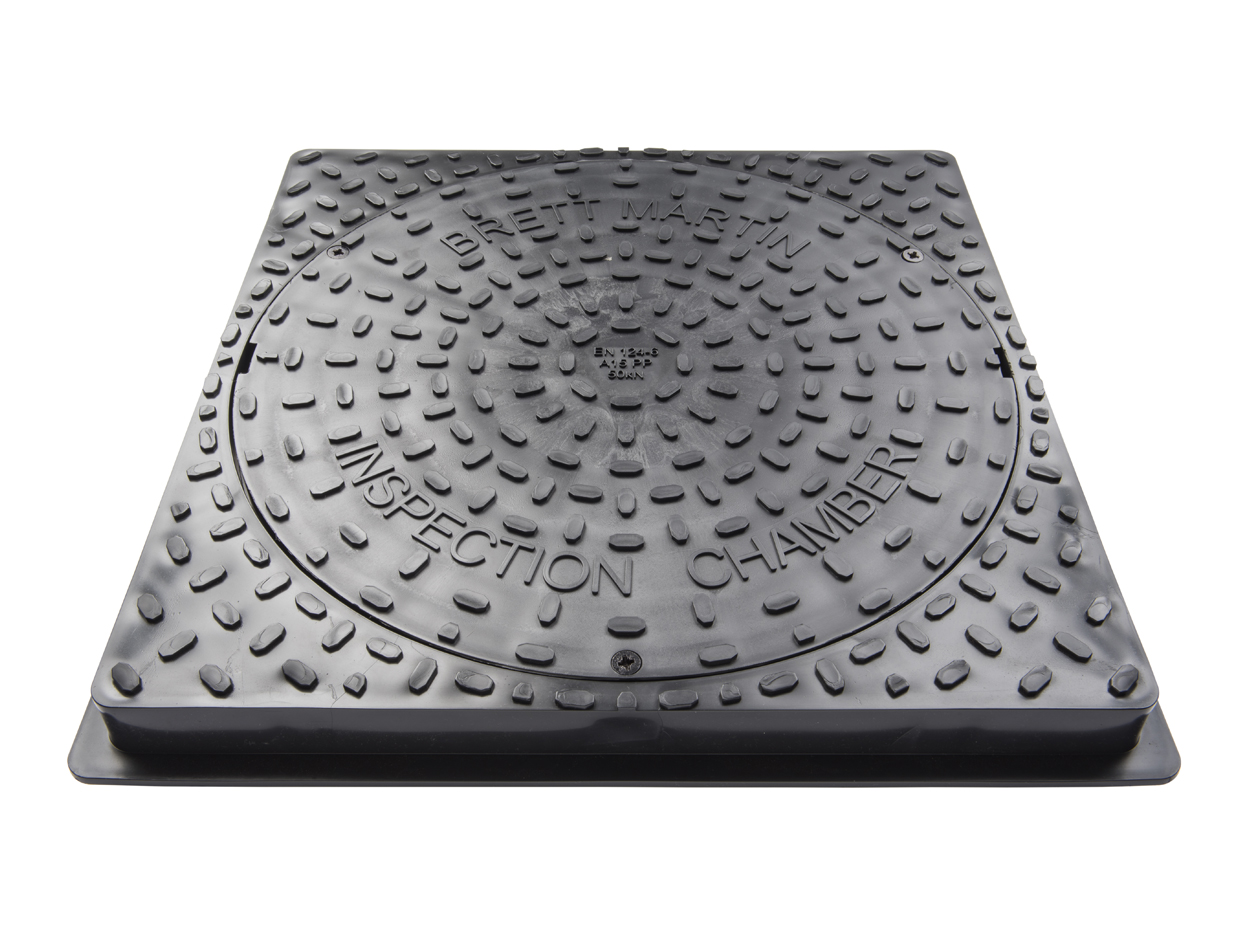 B6260 – 450mm Dia. Secured Square Plastic Cover for Driveways 50kN