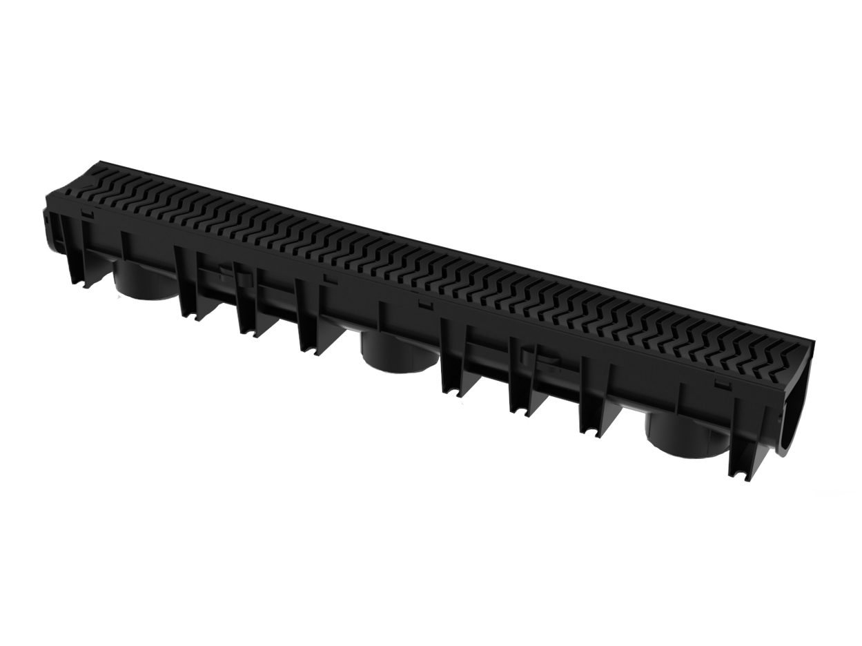 BC1B – 1M Channel Drain Incl Plastic Grating