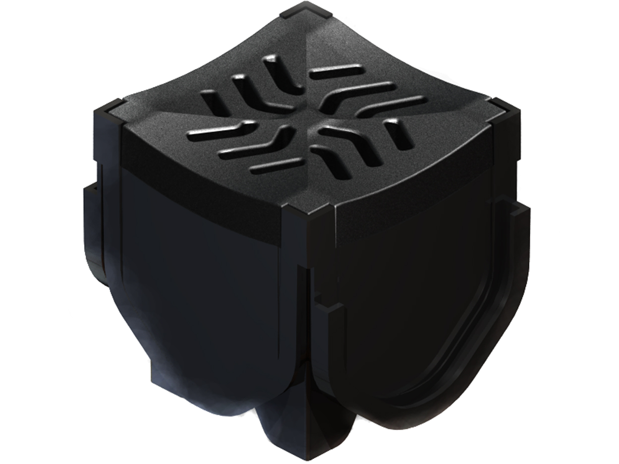 BCQ1B – Quad Corner Connector Incl Plastic Grating