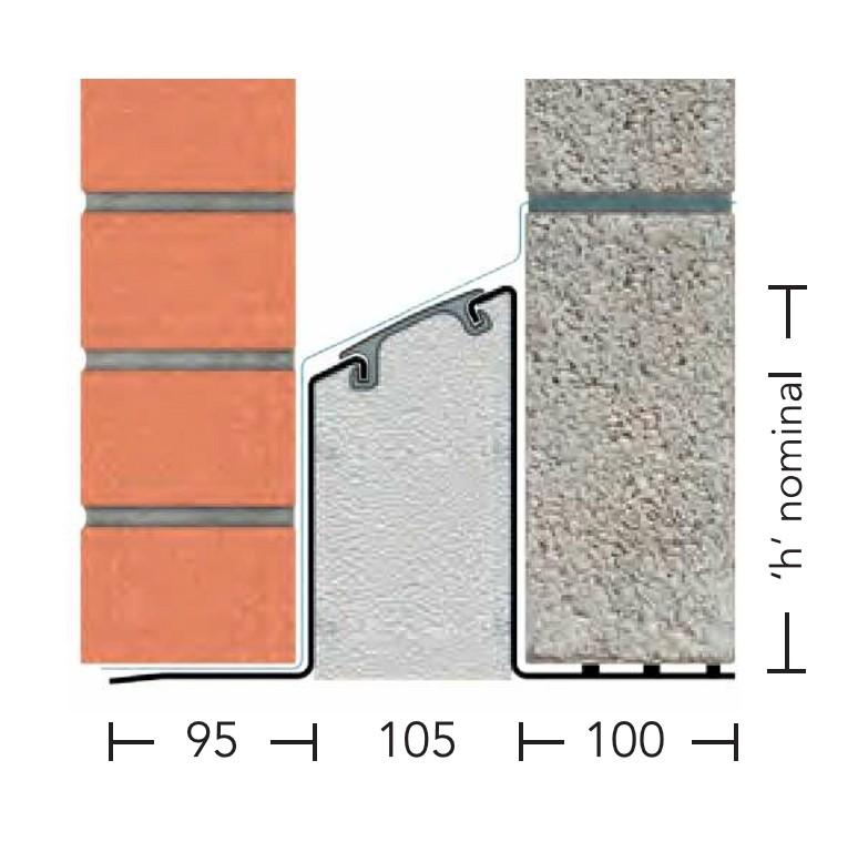 HT/HD 110 – Heavy Duty Galv Steel Cavity Lintel (suitable for 110-125MM cavity)
