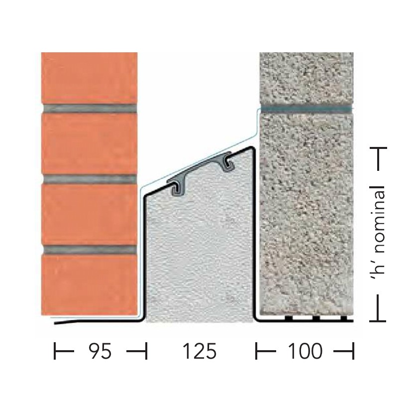 HT/HD 130 – Heavy Duty Galv Steel Cavity Lintel (suitable for 130-145MM cavity)