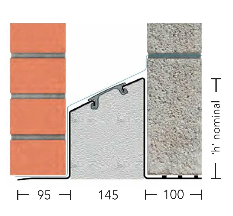 HT/HD 150 – Heavy Duty Galv Steel Cavity Lintel (suitable for 150-165MM cavity)