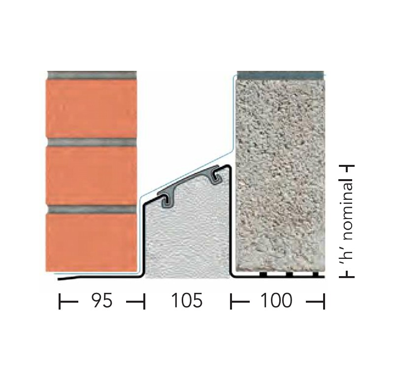 HT/S 110 – Standard Duty Galv Steel Cavity Lintel (suitable for 110-125 MM cavity)
