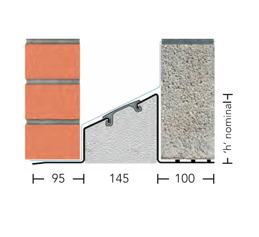 HT/S 150 – Standard Duty Galv Steel Cavity Lintel (suitable for 150-165MM cavity)