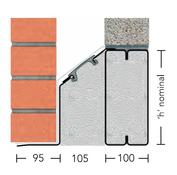 HT/XHD 110 – Extra Heavy Duty Galv Steel Cavity Lintel (suitable for 110-125MM cavity)