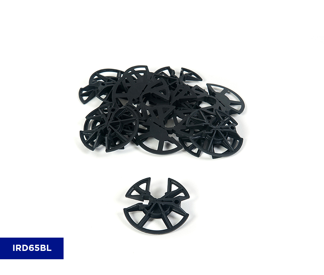 Insulation Retaining Disc – 65MM Diameter Black – bag of 250no