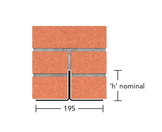L9 (SW/K) Standard Duty – Galv Steel ‘T’ Shaped Lintel (suitable for solid wall)
