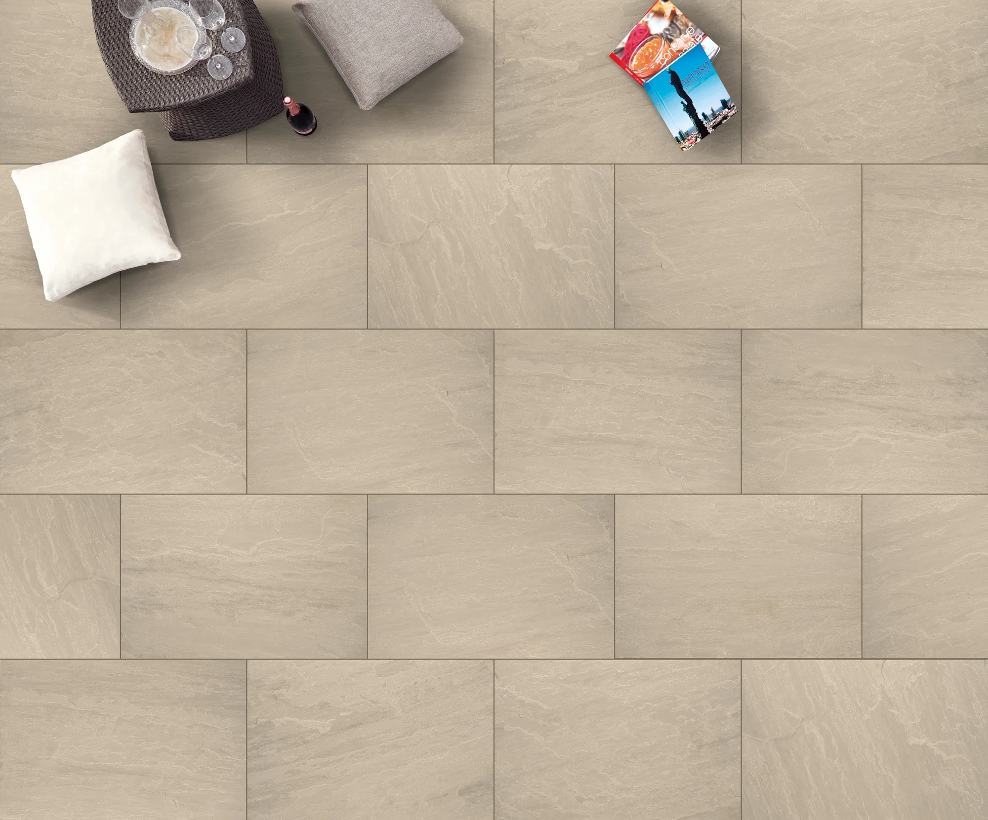 Beige – Tempio Kandla Porcelain Paving 20 x 600 x 900mm