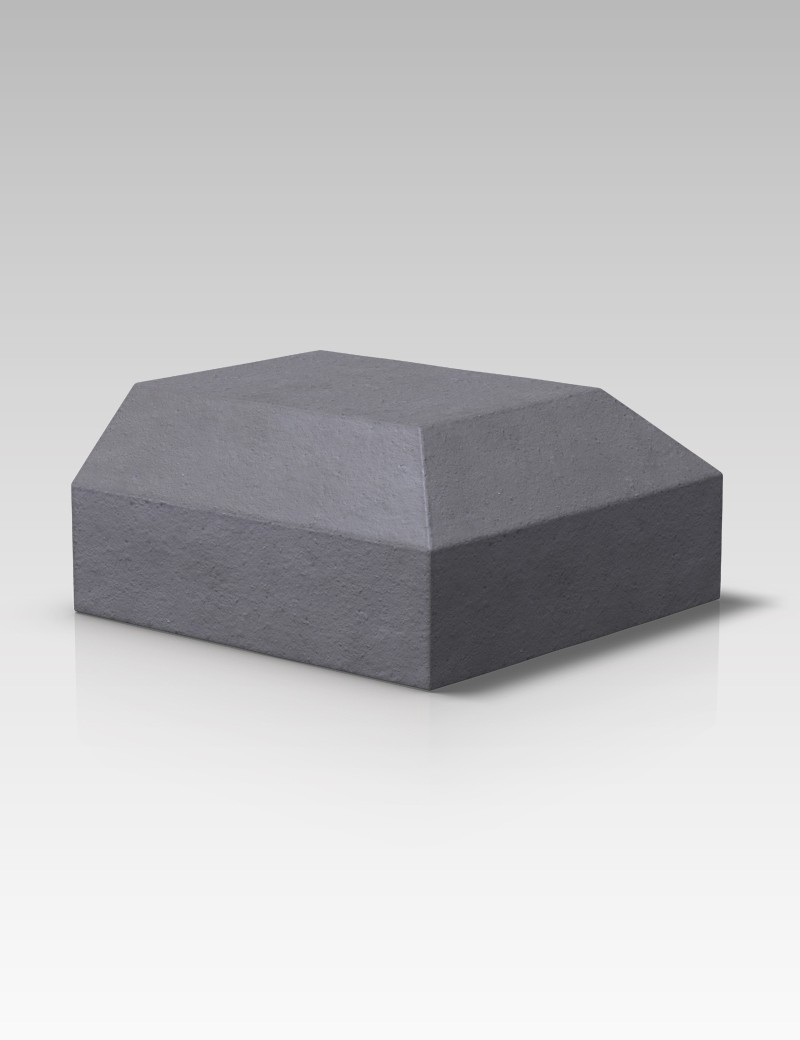 AN.12.2 – Double Cant Stop End (Square) – Smooth Blue