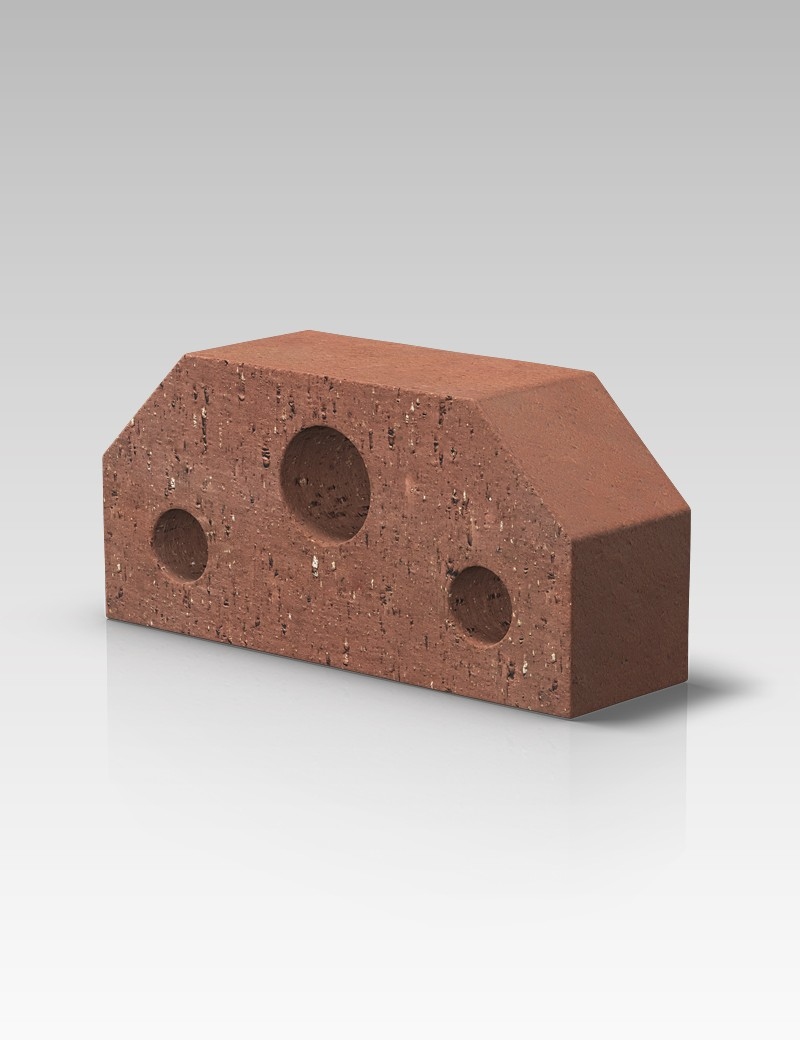 AN.6.2 – Double Cant Brick – Smooth Red